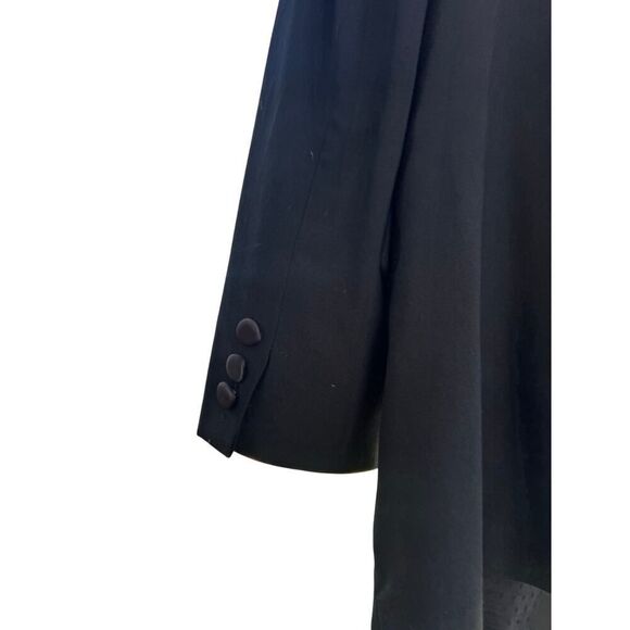 CHRISTIAN DIOR MENS BLACK WOOL BLAZER VINTAGE SIZE 42 Large - Picture 6 of 11